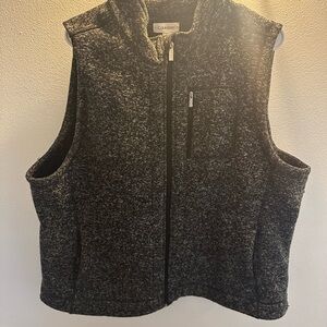 Calvin Klein Charcoal and Black Knit Vest